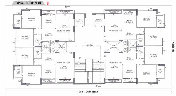  siddhi-sapphire Wing B Cluster Plan