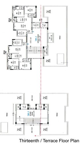 Tower A, B Cluster Plan for 13th Floor andd Terrace city Tower A, B Cluster Plan for 13th Floor andd Terrace