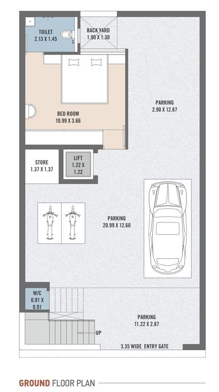  asopalav bungalows Cluster Plan for ground Floor