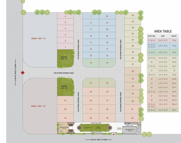 Layout Plan asopalav-bungalows Layout Plan