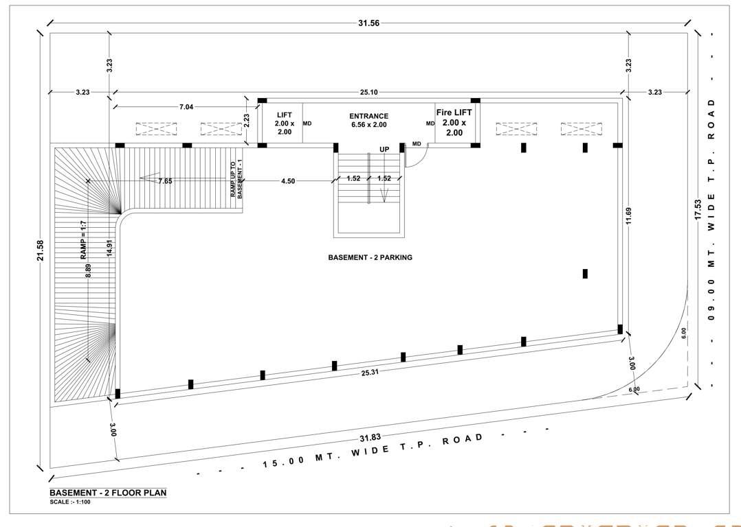  king s view Block 1 Cluster Plan for 2nd Floor