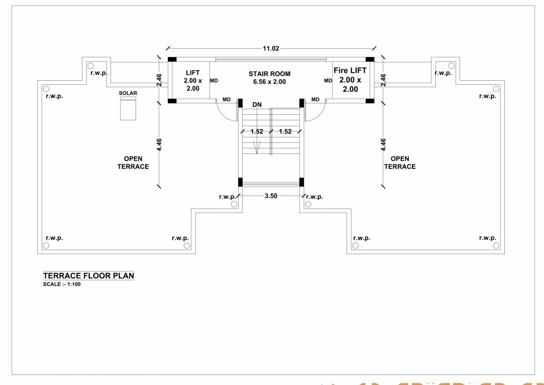  king s view Block 1 Cluster Plan for ground Floor