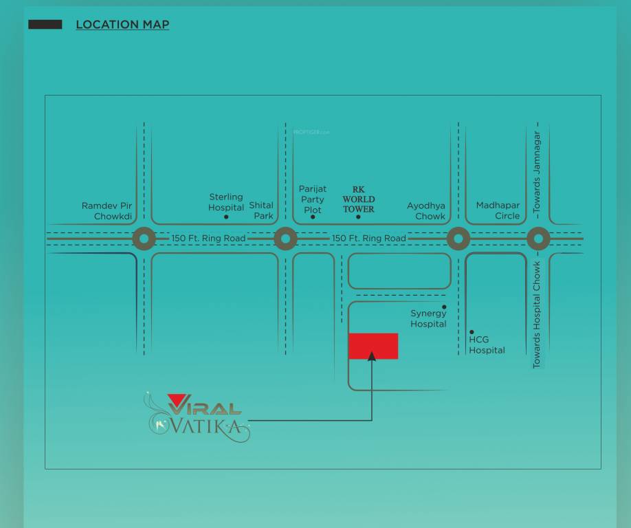 viral vatika Location Plan