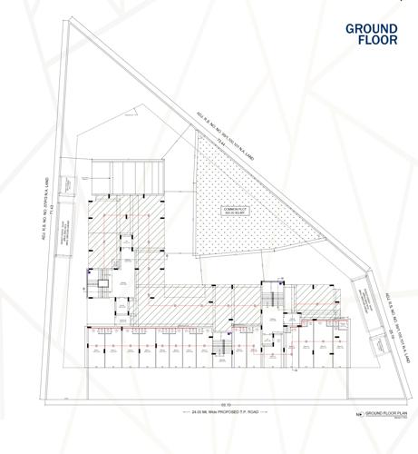  krishna-bhoomi Tower A1, A2 Cluster Plan for ground Floor