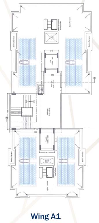  krishna bhoomi Tower A1 Cluster Plan For Terrace