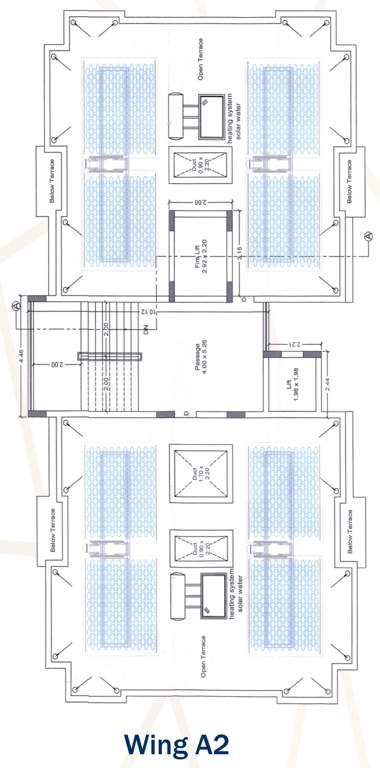  krishna bhoomi Tower A2 Cluster Plan For Terrace