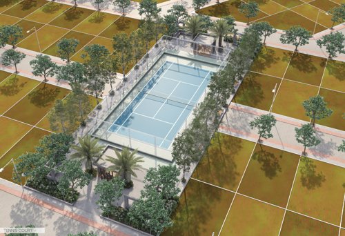 Tennis Court silver-oak Tennis Court