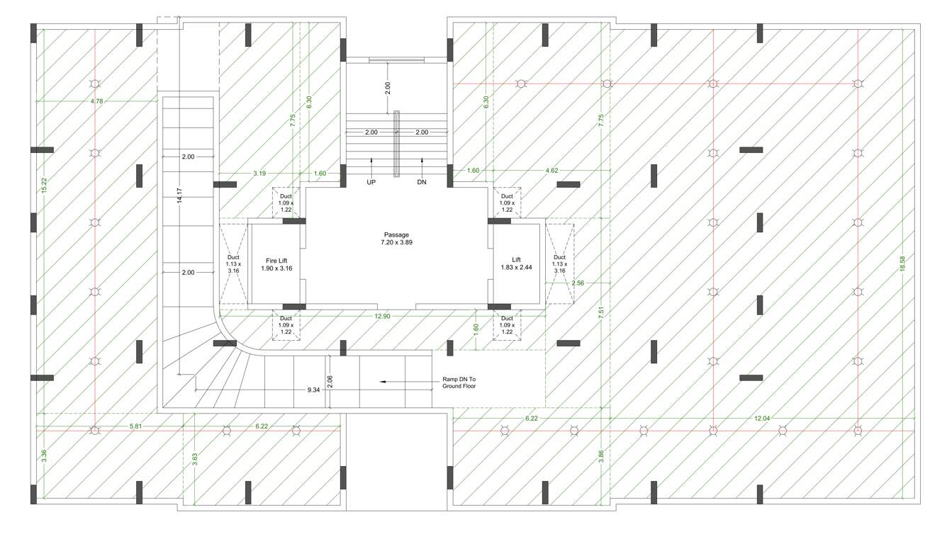  siddhi empire Wing C Cluster Plan for 1st Floor
