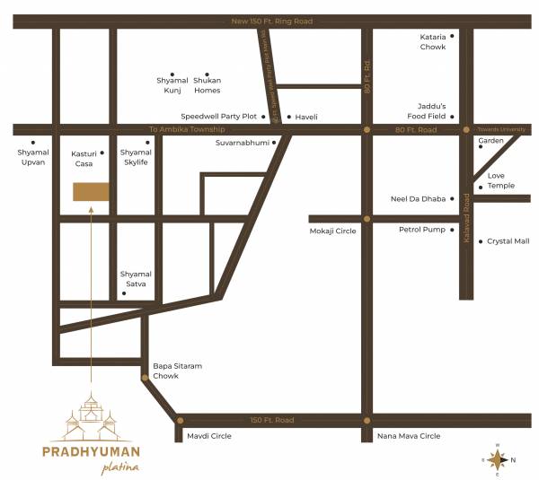 Location Plan pradhyuman-platina Location Plan