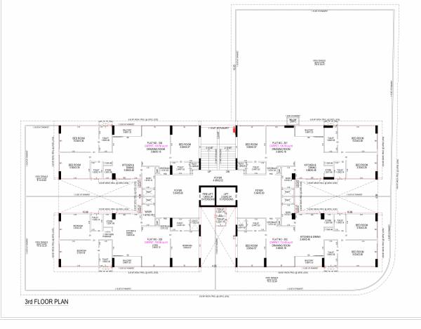  celestial-luxuria Tower A Cluster Plan for 3rd Floor