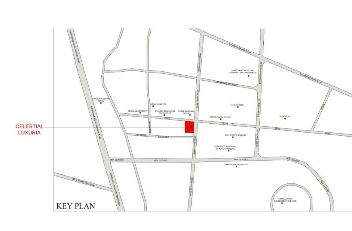  celestial luxuria Location Plan