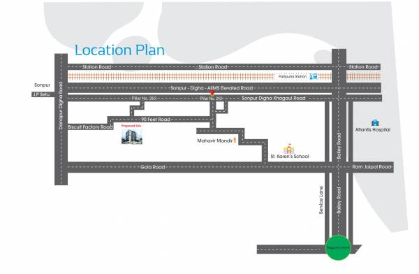  winsome-dwarika-residency Location Plan