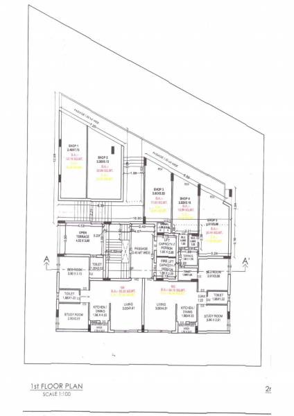  satyam-point 1 Cluster Plan from 1st to 2nd Floor
