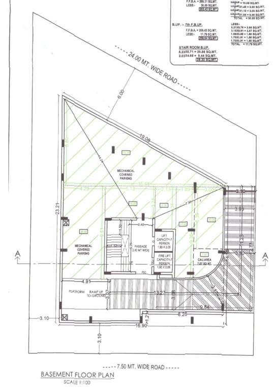  satyam point 1 Cluster Plan from ground to 1st Floor