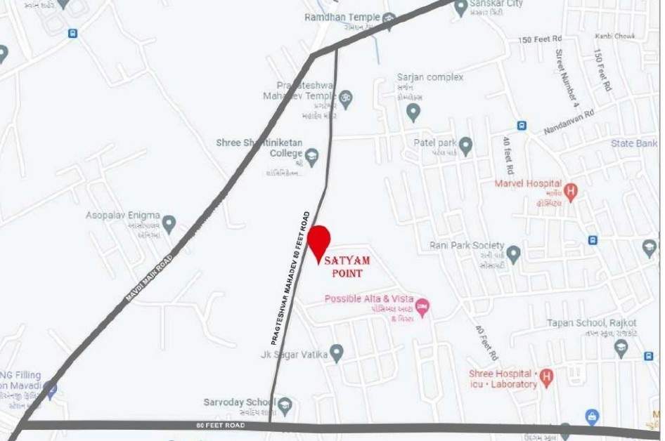  satyam point Location Plan