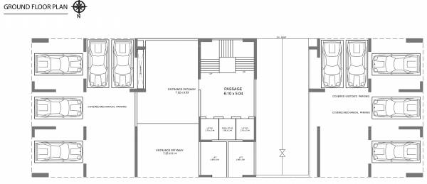 Tower A Cluster Plan for ground Floor the-vibe Tower A Cluster Plan for ground Floor