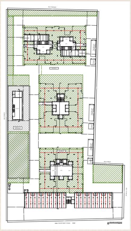  siddhi space Wing A Cluster Plan for ground Floor