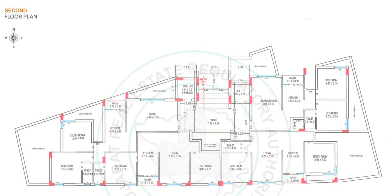  dwarika gold Block A Cluster Plan for 2nd Floor