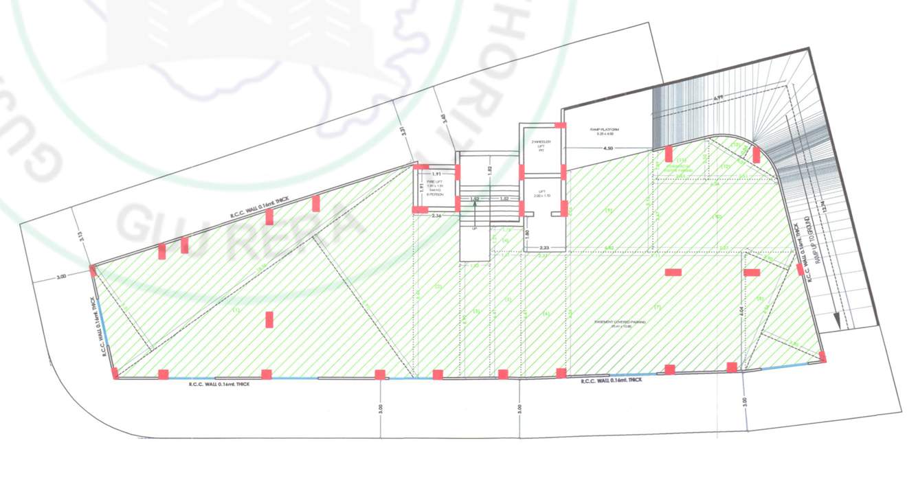  dwarika gold Block A Cluster Plan for basement plan