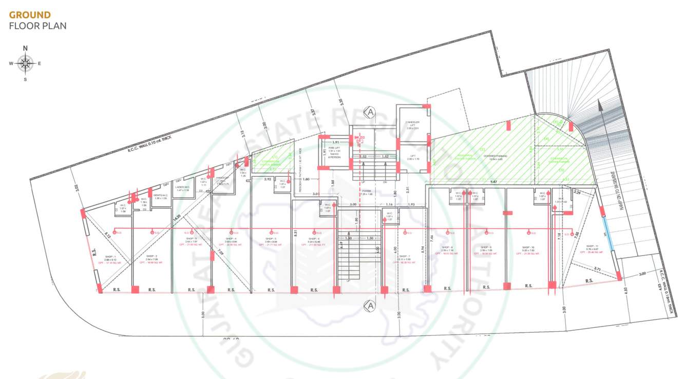  dwarika gold Block A Cluster Plan for ground Floor