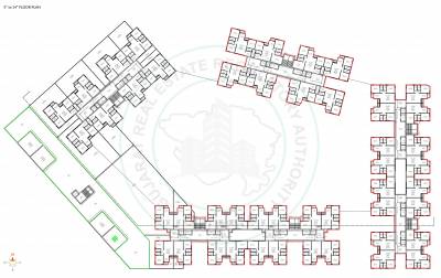 A1 Cluster Plan from 5th to 14th Floor sanatan A1 Cluster Plan from 5th to 14th Floor