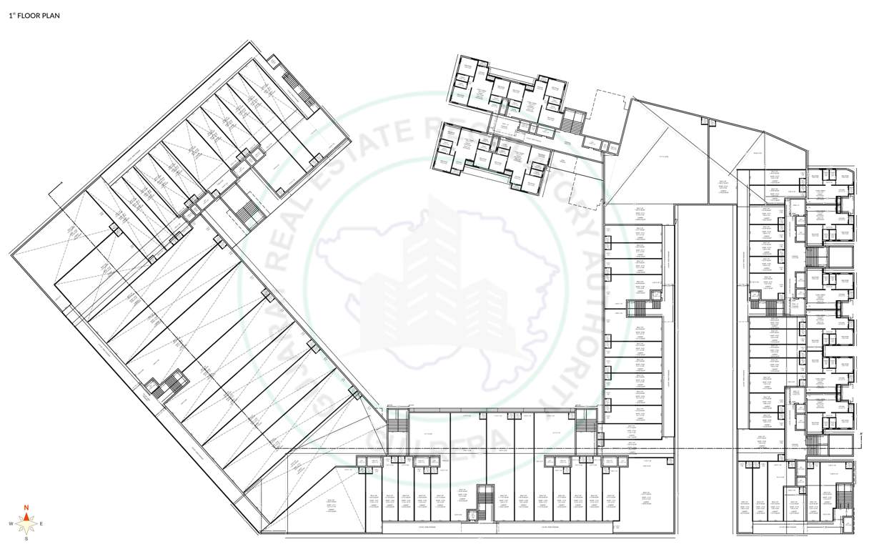  sanatan C1 Cluster Plan for 1st Floor