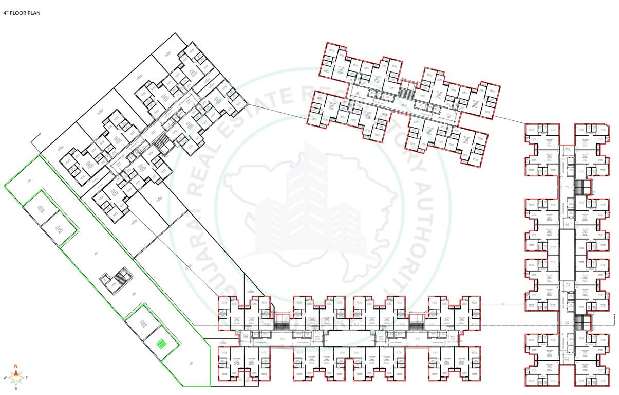  sanatan E1 Cluster Plan for 4th Floor
