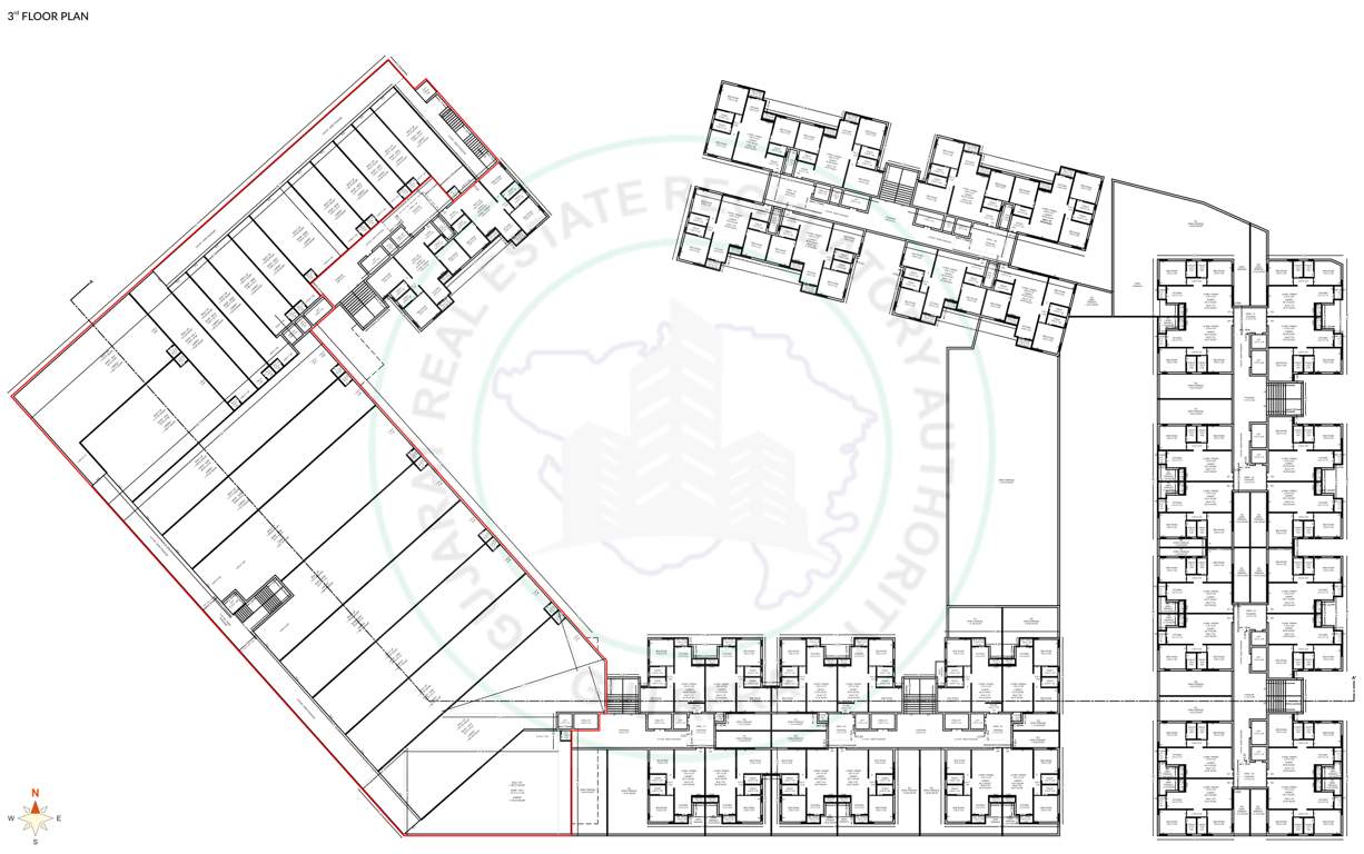  sanatan E2 Cluster Plan for 3rd Floor
