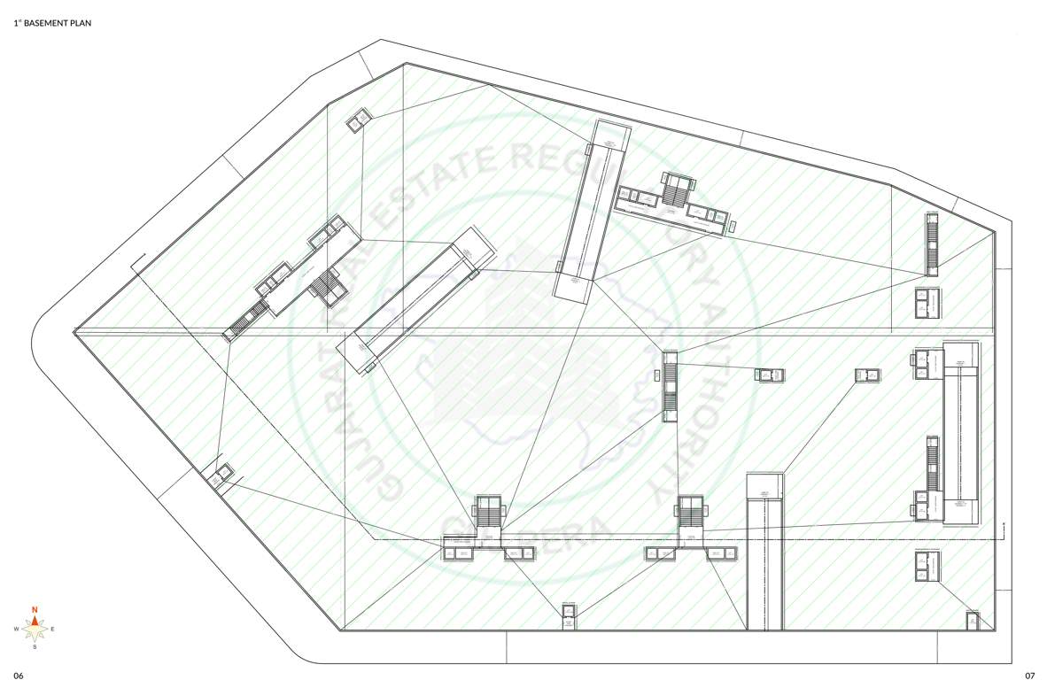  sanatan F1 Cluster Plan for Basement 2 Floor