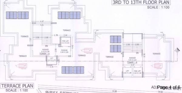 keshav-height Tower A+B Cluster Plan from 3rd to 13th Floor