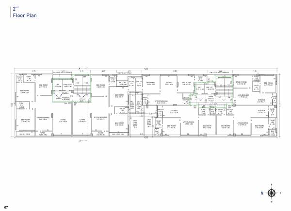  bombay-silver-height-2 Tower B Cluster Plan for 2nd Floor