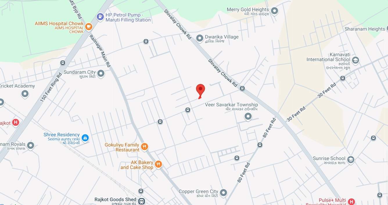  shree ambe residency Location Plan