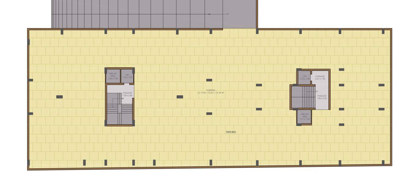  tulsi pushpavan Tower A Cluster Plan for Basment
