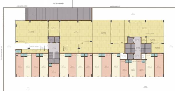Tower A Cluster Plan for ground Floor tulsi-pushpavan Tower A Cluster Plan for ground Floor