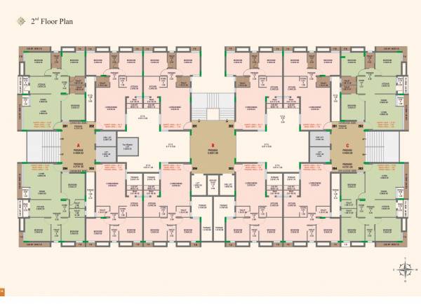  the-iconic-world Tower A Cluster Plan for 2nd Floor