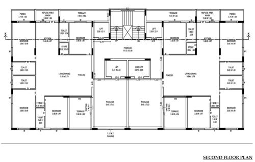  fortune-viyona Fortune Viyona Cluster Plan for 2nd Floor