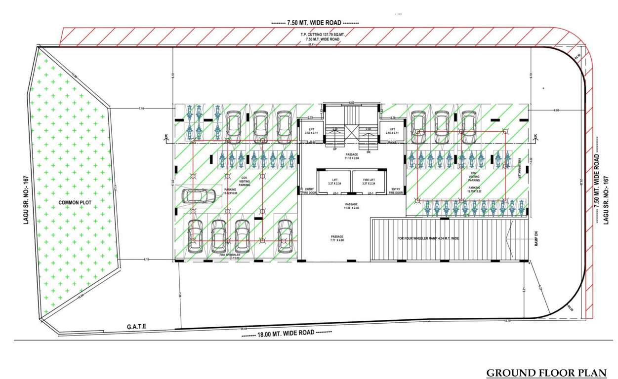 fortune viyona Fortune Viyona Cluster Plan for ground Floor
