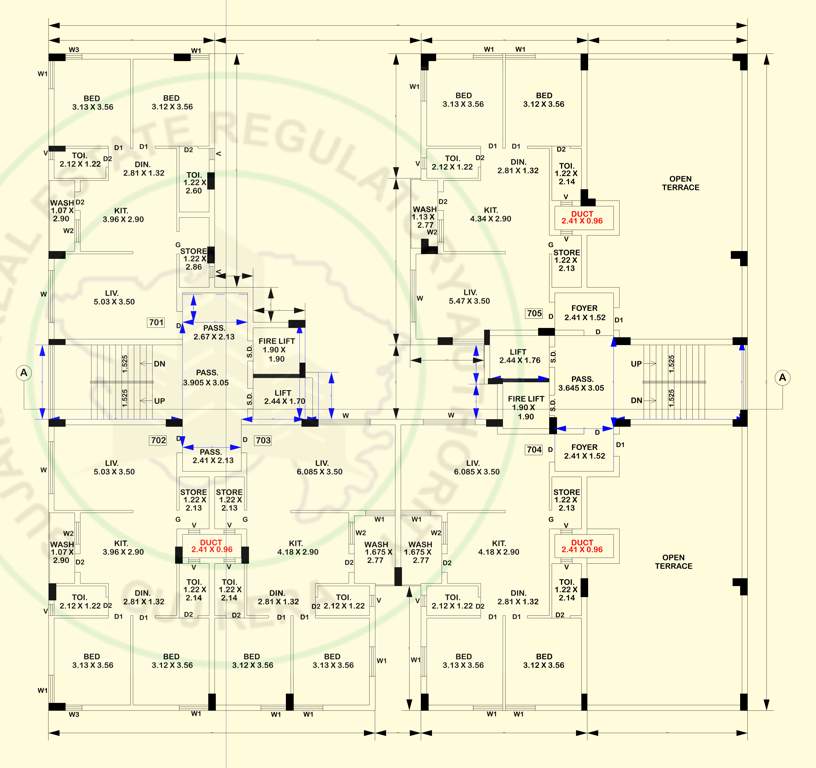  sanidhya hills Sanidhya Hills Tower A Cluster Plan