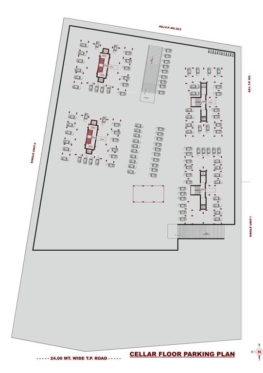 crystal heaven wing e f g h Tower E F G H Cluster Plan for cellar Floor