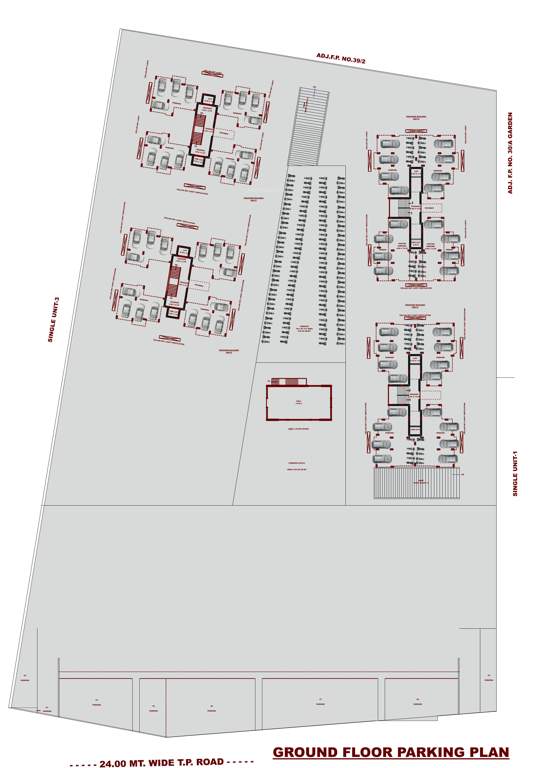  crystal heaven wing e f g h Tower E F G H Cluster Plan for ground Floor