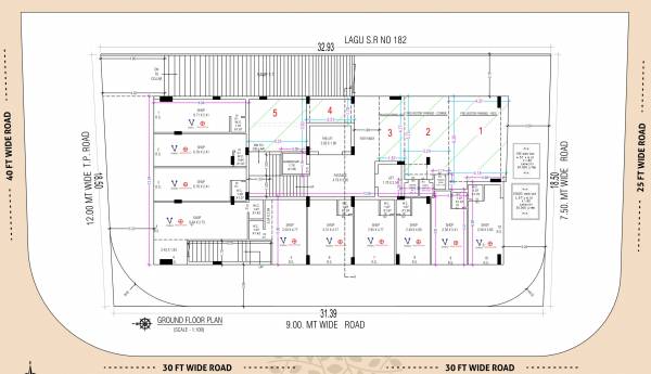  royal-lotus Block-A Cluster Plan for ground Floor