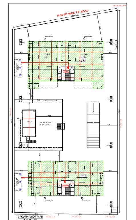  harmony hills Tower A Cluster Plan for ground Floor