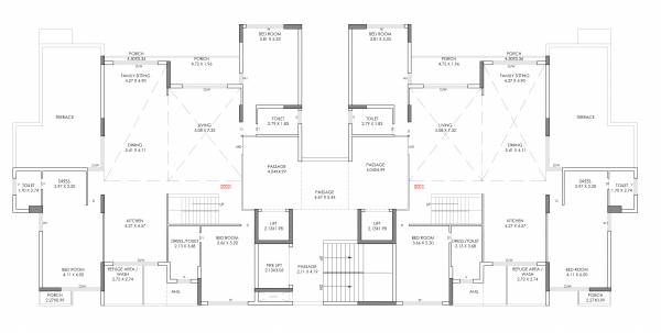 Tower B Cluster Plan for 20th Floor harmony-hills Tower B Cluster Plan for 20th Floor