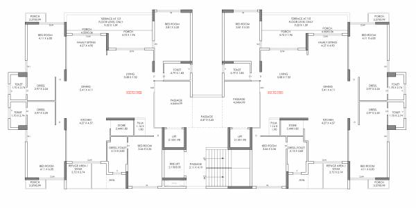 Tower B Cluster Plan from 1st to 19th Floor harmony-hills Tower B Cluster Plan from 1st to 19th Floor