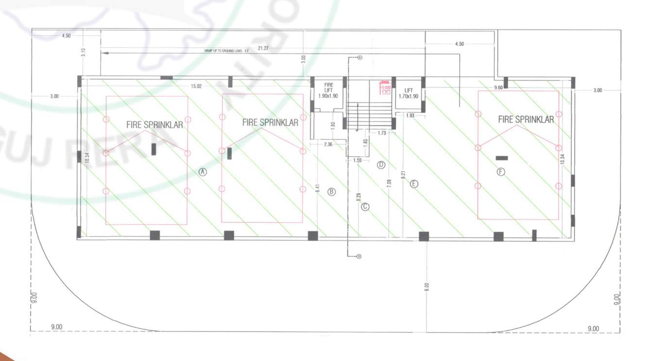  dwarika avenue Tower A Cluster Plan for basement Floor