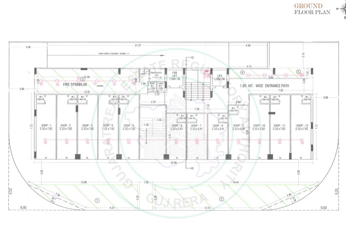  dwarika avenue Tower A Cluster Plan for ground Floor