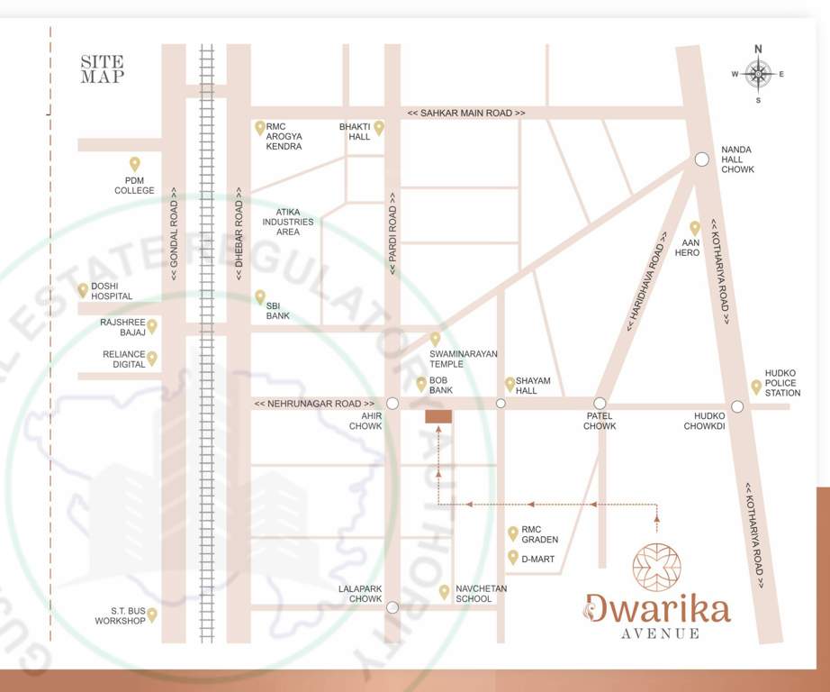  dwarika avenue Location Plan