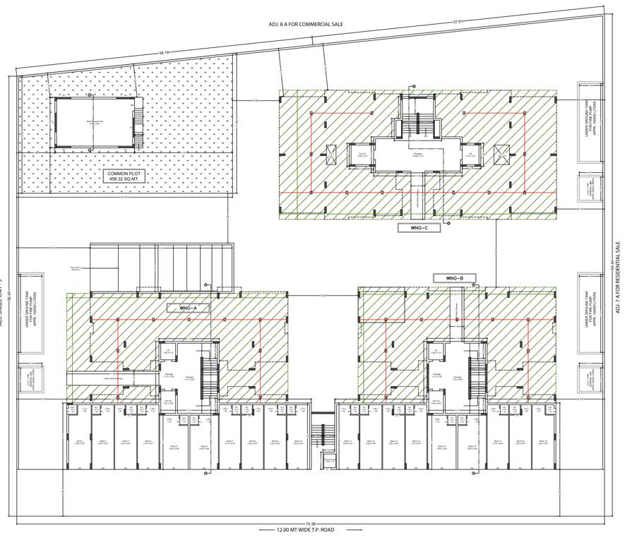  speedwell gold Tower A Cluster Plan for ground Floor