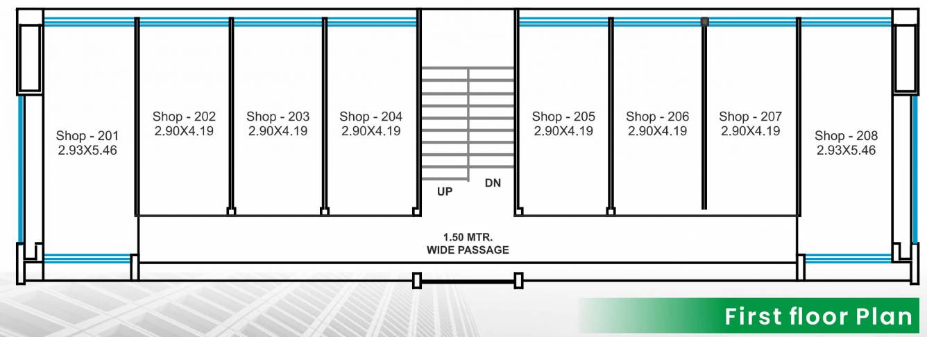  golden leaf Tower A Cluster Plan for 1st Floor