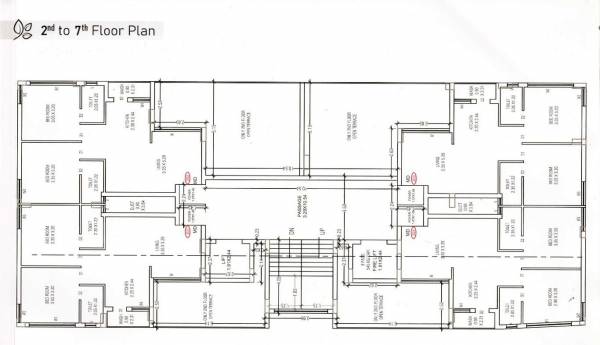 A Cluster Plan from 2nd to 7th Floor shree-dwarkesh-nagari A Cluster Plan from 2nd to 7th Floor
